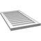 Ekena Millwork Vertical Surface Mount PVC Gable Vnt: Non-Functional, w/2"W x 1-1/2"H, Brickmould Frame, 18"W x 32"H GVPVE18X3202SN - alternate 2